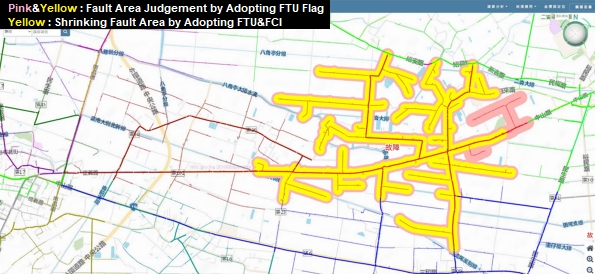 Application Program for Shrinking Fault Area of Distribution Systems