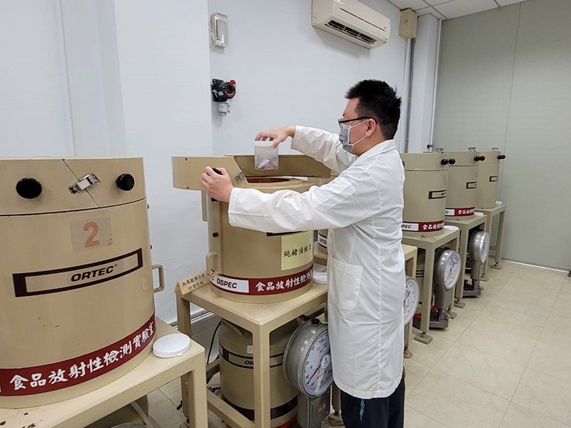 核研所食品放射性檢測實驗室實況