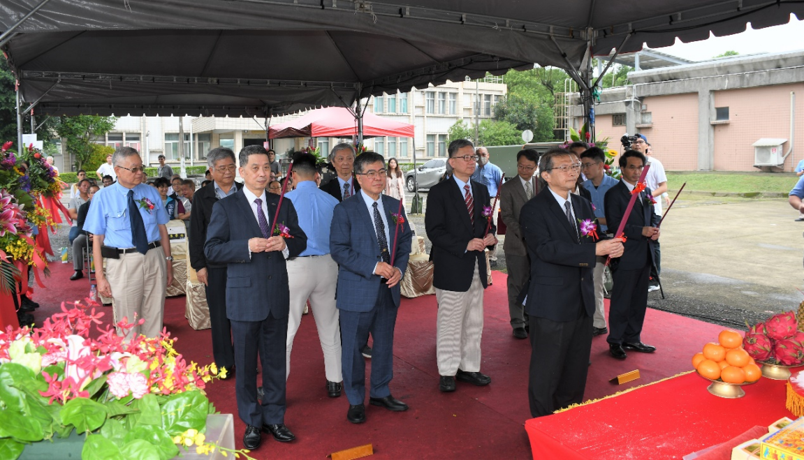 圖一、「70 MeV中型迴旋加速器館新建工程」祝禱祈福儀式